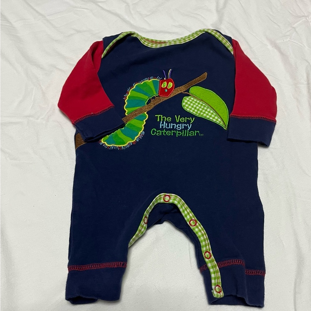 The Very Hungry Caterpillar‎ Kids One Piece - Red and Blue